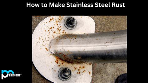 solution to make steel rust